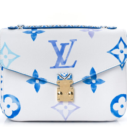Blue Louis Vuitton Giant Pochette Metis MM Bag