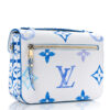 Blue Louis Vuitton Giant Pochette Metis MM Bag back