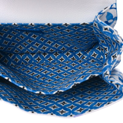 Blue Louis Vuitton Giant Pochette Metis MM Bag interior
