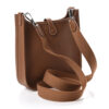 Brown Hermes Evelyne TPM Messenger bag in Taurillon Clemence Leather back