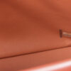 Chanel Mini Rectangular Flap Bag in Orange Leather code