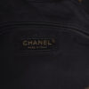 Chanel Paris Rome small drawstring black leather lambskin bag Made in Italy