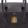 Hermes Birkin 30 Bag in Black Togo Leather Made in France