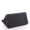Hermes Birkin 30 Bag in Black Togo Leather bottom