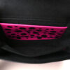 Louis Vuitton Yayoi Kusama LV x YK Pochette Metis Black Pink interior
