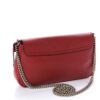 Red Gucci Medium Soho crossbody flap bag back