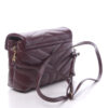 Saint Laurent YSL Toy Loulou Burgundy Shoulder Bag back