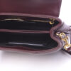 Saint Laurent YSL Toy Loulou Burgundy Shoulder Bag interior