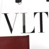Valentino VLTN Clear transparent shopping tote bag front Garavani logo