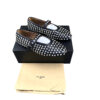 Alaia Black Crystal embellished ballet low flats