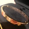 Cartier Love Bracelet Rose Gold Diamond Size 18 Au 750