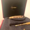 Cartier Love Bracelet Rose Gold Diamond Size 18 with screwdriver