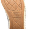 Chanel CC Espadrilles Black lambskin leather bottom
