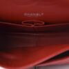 Chanel Classic Jumbo Double Flap Red Caviar Leather Bag interior