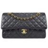 Chanel Classic Medium Handbag Black Caviar Leather