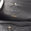 Chanel Classic Medium Handbag Black Caviar Leather black interior