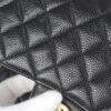 Chanel Classic Medium Handbag Black Caviar Leather quilted
