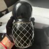 Chanel Matryoshka Russian Doll Black and Gold Resin back