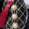 Chanel Matryoshka Russian Doll Black and Gold Resin pearl embellishments