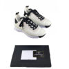 Chanel ladies white beige sneakers