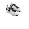 Chanel ladies white beige sneakers lace up