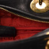 Christian Dior Medium Lady Dior Black Lambskin Leather Bag interior
