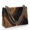 Gucci Dionysus Snakeskin Medium Bag Brown Black Chevron Leather back
