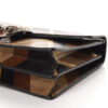 Gucci Dionysus Snakeskin Medium Bag Brown Black Chevron Leather side
