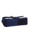 Gucci Embroidered Small GG Marmont Blue Shoulder Bag bottom