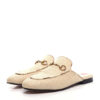 Gucci Princetown Straw Beige Cream Loafers front
