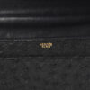 Hermes Palonnier bag in black ostrich leather Hermes Paris tag