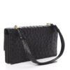 Hermes Palonnier bag in black ostrich leather back