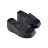 Alexander Wang Taji Black Platform Slides