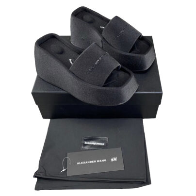 Alexander wang Black Taji Platform sandals