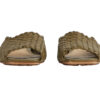 Bottega Veneta Canalazzo Peep Toe Slippers Liana Green Front