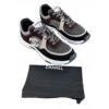 Chanel CC Tweed Suede Leather Sneakers