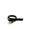 Chanel CC black leather belt 80cm