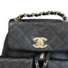 Chanel Mini Duma Backpack 2023 Limited Edition Black Caviar Leather cc turnlock