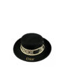 Christian Dior Black Jadior Brim Hat