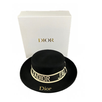 Christian Dior JAdior Black Brim Hat