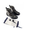 Dior B23 High top Sneakers Black Oblique Size 39