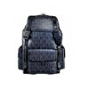 Dior Black Diamond Canvas Hit The Road Backpack