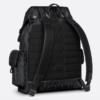 Dior Black Diamond Canvas Hit The Road Backpack back