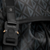 Dior Black Diamond Canvas Hit The Road Backpack hardware detail