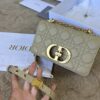 Dior CD Caro Small Bag in Beige Calfskin leather Goldtone hardware scaled