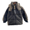 Fendi Black Beige Hooded Parka Size L
