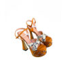 Gucci Janaya Interlocking G Platform Leather Sandals Size 39