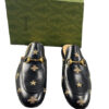 Gucci Princetown Loafer Slippers Black Lambskin Leather