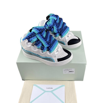Lanvin Curb Chunky Sneakers Light Blue White