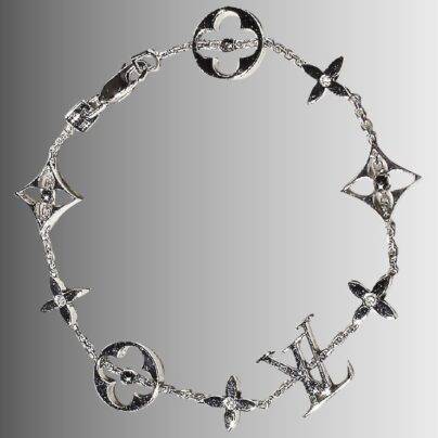 Louis Vuitton Idylle Blossom Bracelet 18K White Gold LV Idylle